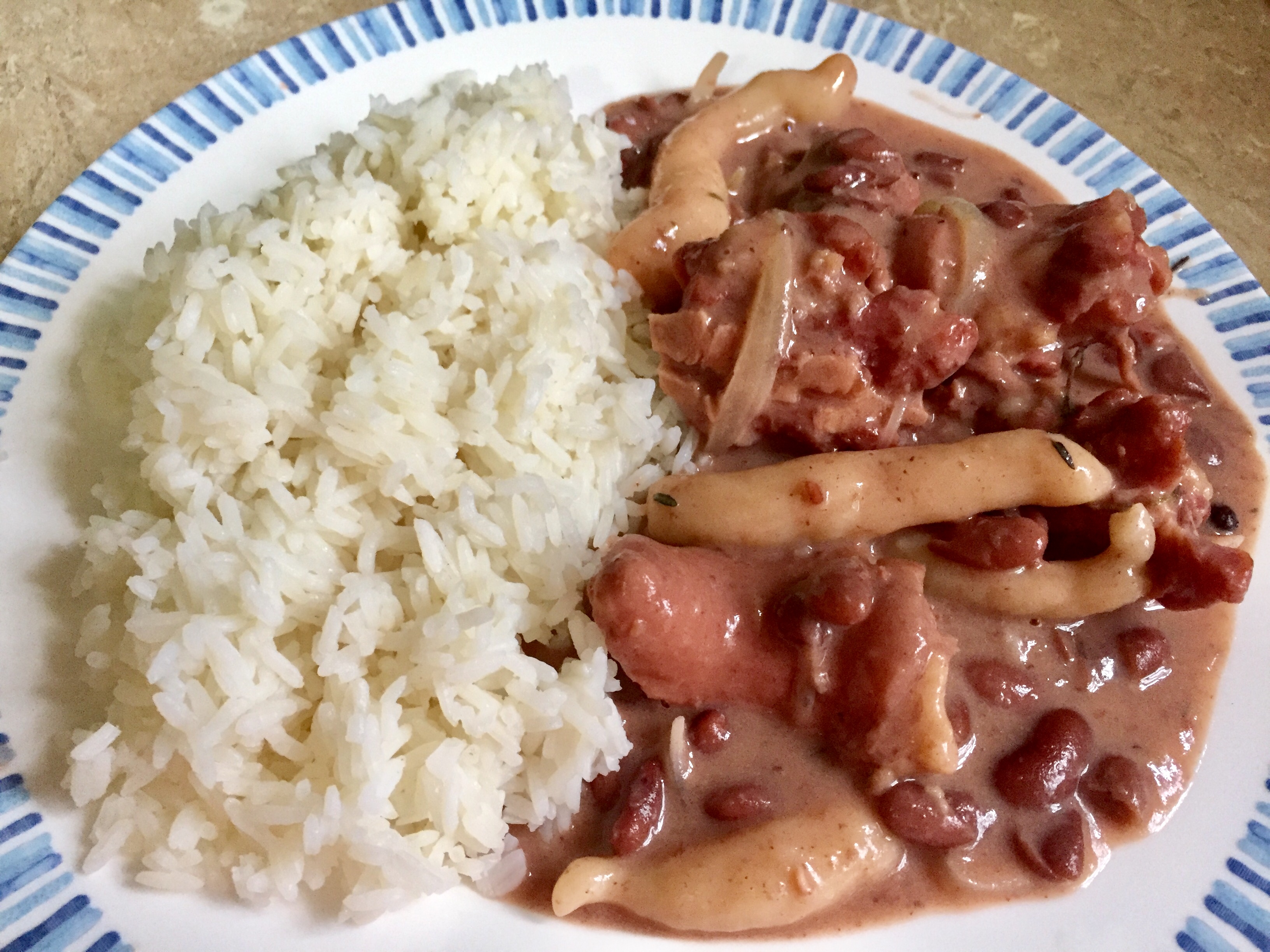 Easy Jamaican stew peas recipe with duppy-foot dumplings