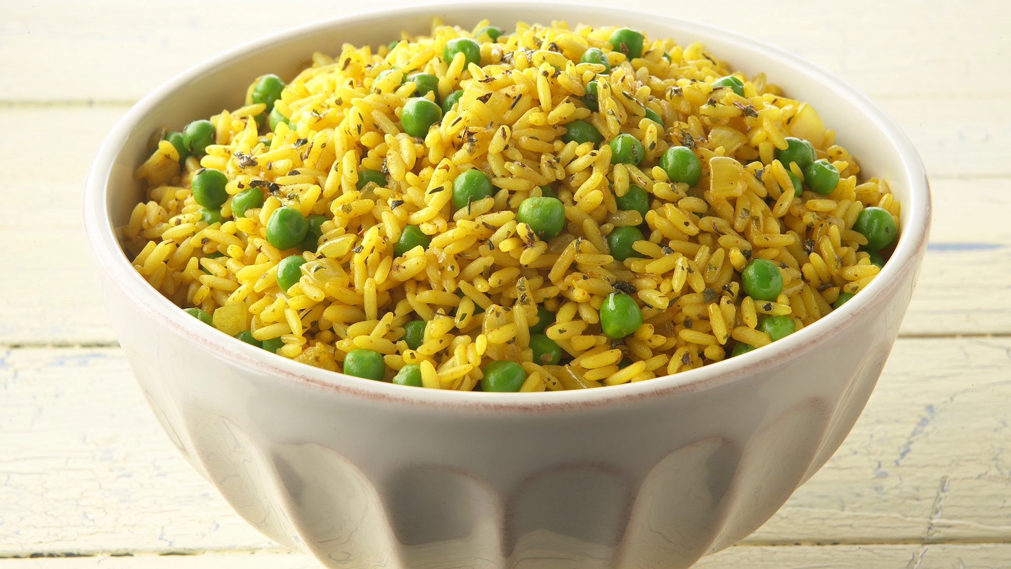 SIMPLE RICE AND PEAS RECIPE