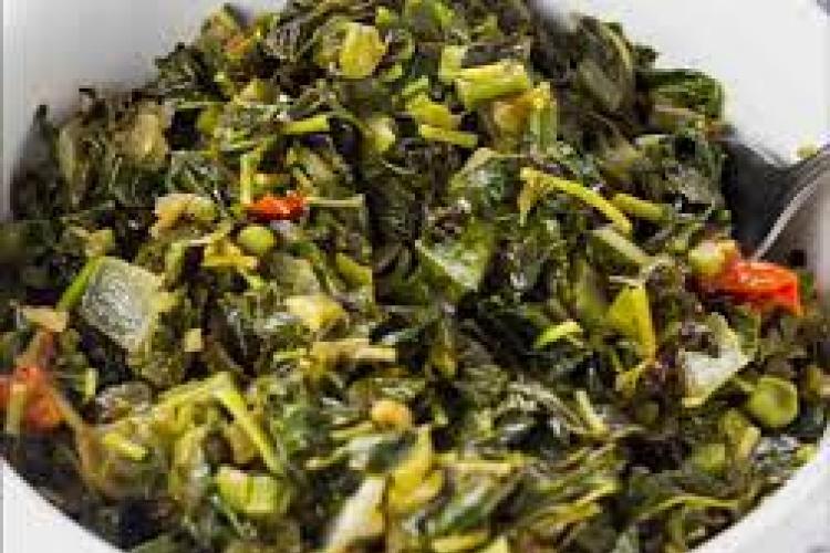 JAMAICAN STEAMED CALLALOO RECIPE
